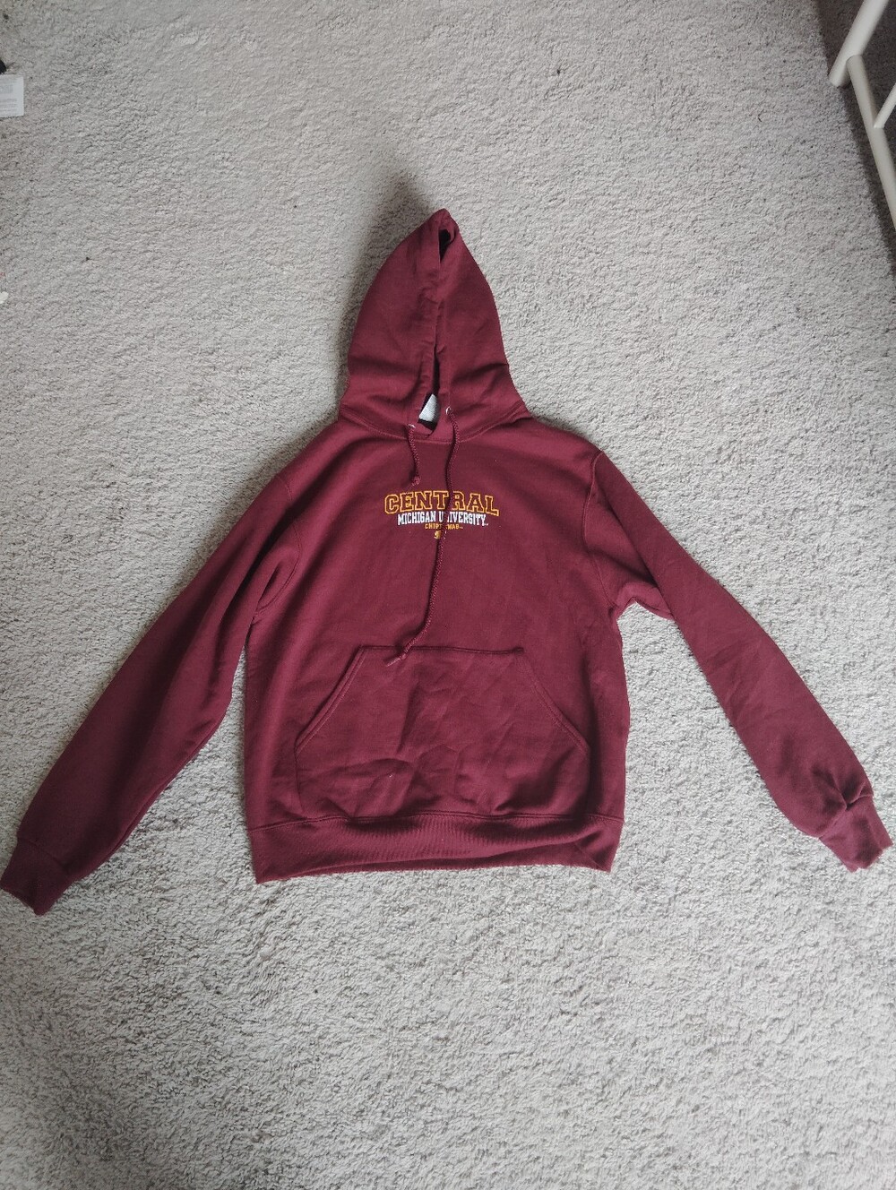Central Michigan Maroon Hooded Sweatshirt
